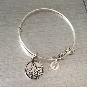 Alex and Ani Fleur de Lis Bangle